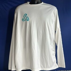 Sea Threads Mens Size XL Long Sleeve White Ocean Shirt